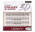 IENVY 2X VOLUME ULTRA BLACK 3D KNOTTED INDIVIDUAL LASHES - Textured Tech