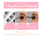 I-ENVY PRESS AND GO LASH CLUSTERS KIT (Select Style) - Textured Tech