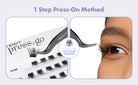 I ENVY PRESS AND GO PRESS-ON CLUSTER LASHES (Select Style) - Textured Tech