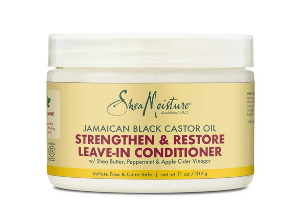 SHEA MOISTURE JAMAICAN BLACK CASTOR OIL STRENGTHEN & RESTORE LEAVE IN CONDITIONER 11.5OZ - Textured Tech