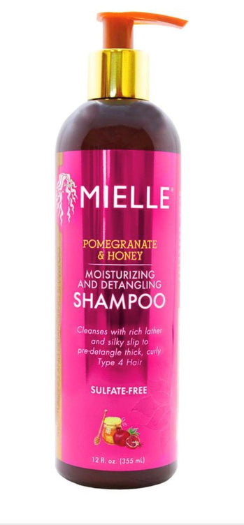 Mielle Pomegranate & Honey Moisturizing and Detangling Shampoo (12 fl.oz.) - Textured Tech