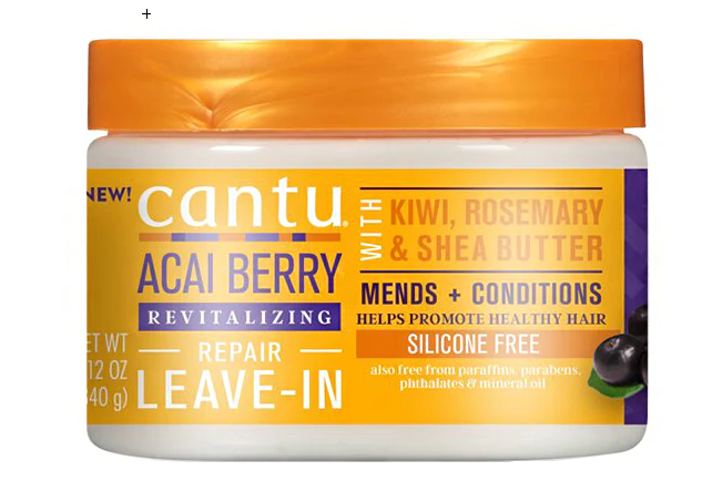 CANTU ACAI BERRY REVITALIZING REPAIR LEAVE-IN 12OZ - Textured Tech