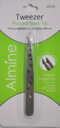 ALMINE SLANT TIP TWEEZER - Textured Tech