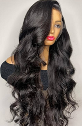 HUMAN LACE FRONT WIG - OCEAN WAVE 26