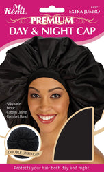 Ms Remi Extra Jumbo Day & Night Cap - Textured Tech