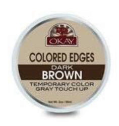 Okay Colored Edges 1 oz Dark Brown - Textured Tech