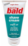 DARE TO BE BALD SHAVE CREAM W/ ARGAN OIL 5OZ - Textured Tech