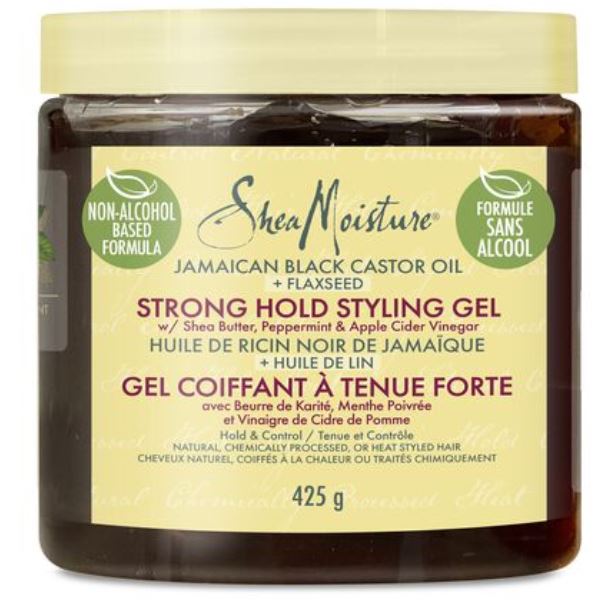 SHEA MOISTURE JAMAICAN BLACK CASTOR OIL STRONG HOLD STYLING GEL 15OZ - Textured Tech