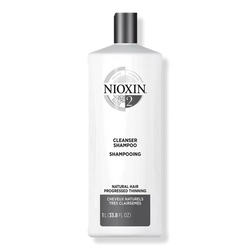 Nioxin 2 Cleanser Shampoo Natural Hair Progressed Thinning 10oz - Textured Tech