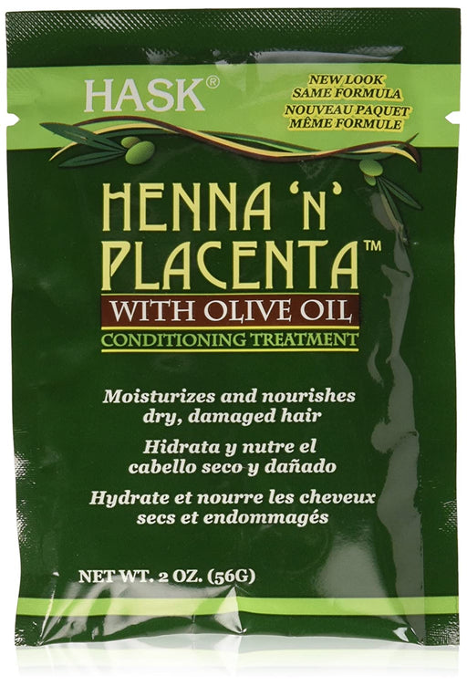 HASK HENNA N' PLACENTA CONDITIONING TREATMENT PACKS