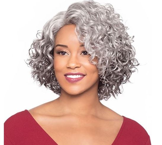 FOXY SILVER MARTINA J LACE WIG - Textured Tech