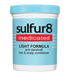 Sulfur 8 Medicated Hair & Scalp Conditioner Light Formula 7.25 Oz - Textured Tech