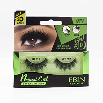 EBIN NATURAL CAT 3D LASHES (CHOOSE STYLE) - Textured Tech