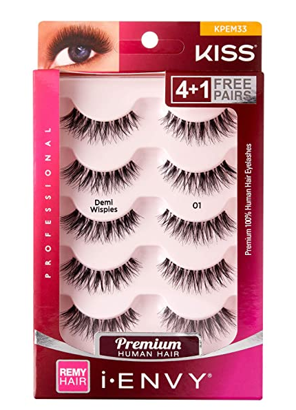 IENVY PREMIUM HUMAN HAIR LASHES 5 PACK - Textured Tech