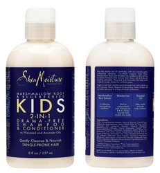 Shea Moisture KIDS Marshmallow Root & Blue Berries 2N1 SHAMPOO 8OZ - Textured Tech