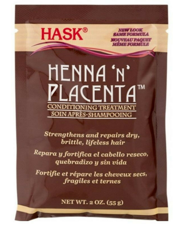 HASK HENNA N' PLACENTA CONDITIONING TREATMENT PACKS