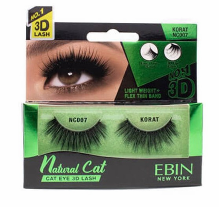 EBIN NATURAL CAT 3D LASHES (CHOOSE STYLE) - Textured Tech