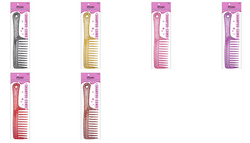 ANNIE LUMINOUS SHAMPOO COMB #253 (CHOOSE FROM ASSORTED COLORS) - Textured Tech