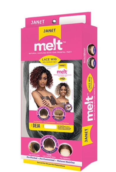 THE JANET COLLECTION MELT 13X6 HD LACE WIG DEJA - Textured Tech