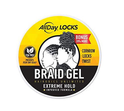 HAIROBICS UNLIMITED EXTREME HOLD BRAID GEL (choose size) - Textured Tech