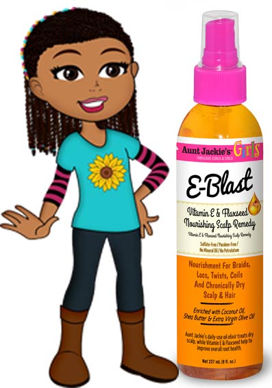 AUNT JACKIE'S VITAMIN E & FLAXSEED SCALP OIL  8OZ - Textured Tech