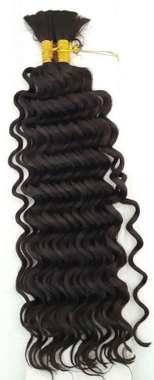 CLEOPATRA FRENCH DEEP WAVE BULK HUMAN HAIR 18" - Textured Tech