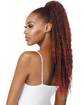 OUTRE QUICK PONY AISSATA-DRAWSTRING PONYTAIL - Textured Tech