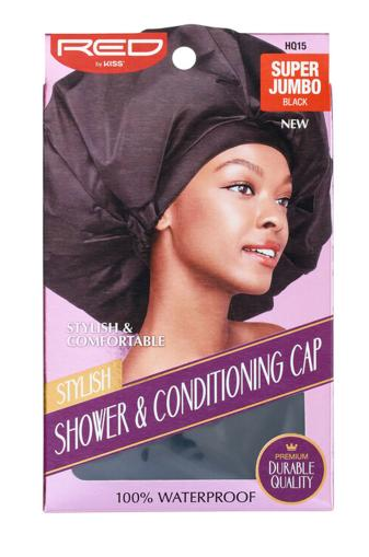 KISS SUPER JUMBO SHOWER & CONDITIONING CAP - Textured Tech