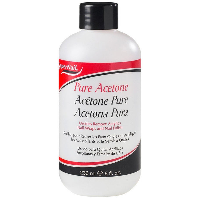 SUPERNAIL PURE ACETONE 8oz - Textured Tech