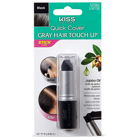 KISS COLORS & CARE QUICK COVER UP ROOT TOUCH UP - Textured Tech