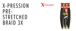 X-PRESSION 3X ULTRA PRE-STRETCHED 52" BRAID HAIR - Textured Tech