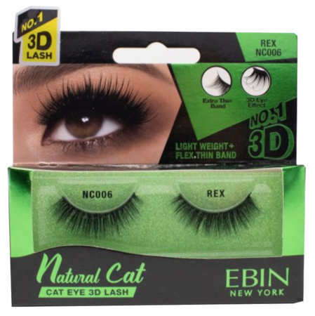 EBIN NATURAL CAT 3D LASHES (CHOOSE STYLE) - Textured Tech