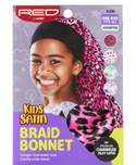 RED BY KISS KIDS SATIN BRAID BONNET #ASSORTED - Textured Tech