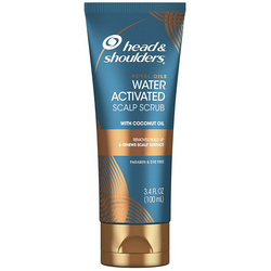 HEAD & SHOULDERS ROYAL OILS WATER ACTIVATED SCALP SCRUB WITH COCONUT OIL 3.4FL OZ - Textured Tech