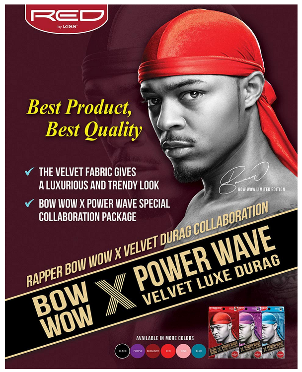 360 POWER WAVE X BOW WOW VELVET LUXE DURAG - Textured Tech