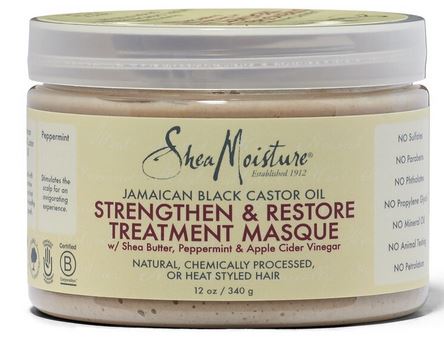 SHEA MOISTURE JAMAICAN BLACK CASTOR OIL STRENGTHEN MASK - Textured Tech