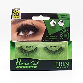 EBIN NATURAL CAT 3D LASHES (CHOOSE STYLE) - Textured Tech