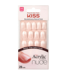 KISS NUDE NAILS 28PCS - Textured Tech