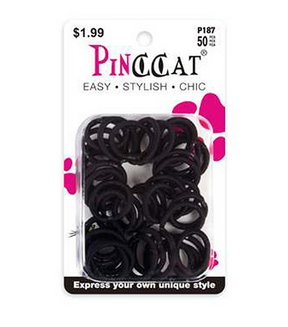 PINCCAT #P187 ELASTIC RUBBER BANDS 40CT - Textured Tech