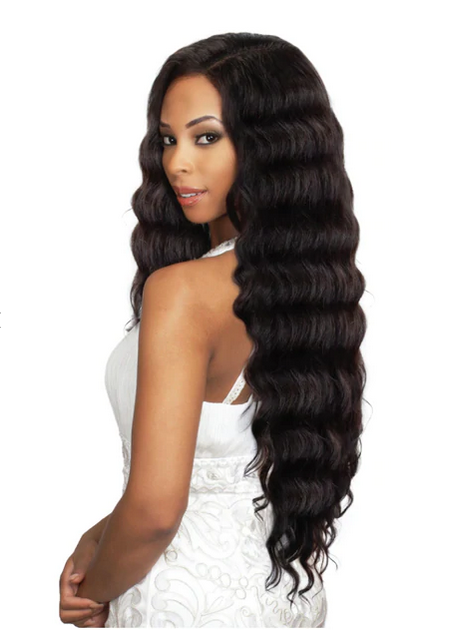 NAOMI - 13 x 5 100% HUMAN OCEAN WAVE LACE FRONT - Textured Tech