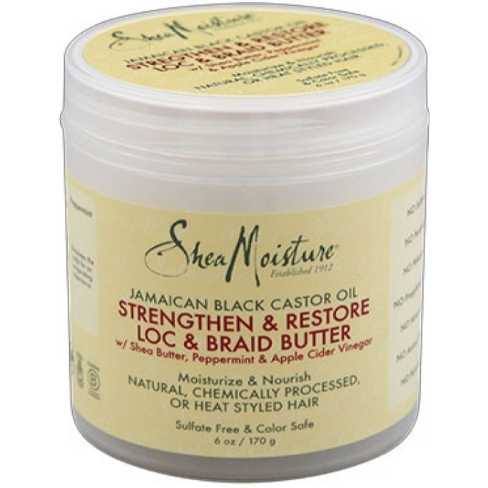 SHEA MOISTURE JAMAICAN BLACK CASTOR OIL LOC BUTTER - Textured Tech