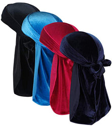 VELVET DURAG (BLACK) - Textured Tech