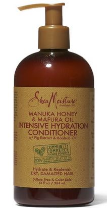 SHEA MOISTURE MANUKA HONEY & MAFURA OIL INTENSIVE HYDRATION CONDITIONER 13OZ - Textured Tech