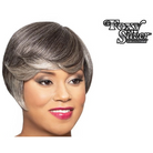 FOXY SILVER HUMAN HAIR WIG - LEONA - Textured Tech