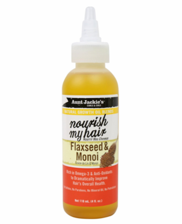 AUNT JACKIE'S FLAX & MONOI OIL 4OZ - Textured Tech