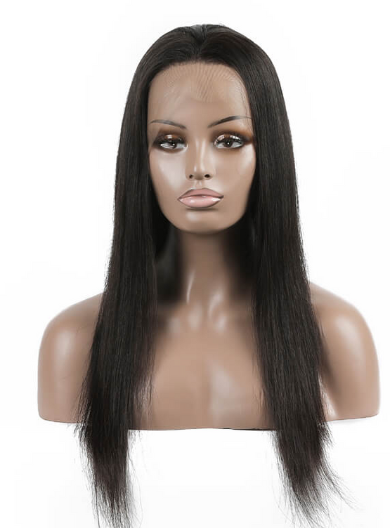 BRAZILIAN STRAIGHT LACE FRONT WIG 27.5" #NATURAL BROWN - Textured Tech