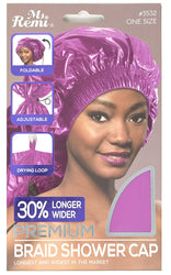 MS REMI PREMIUM BRAID SHOWER CAP - Textured Tech