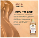 AFRICAN PRIDE MOISTURE MIRACLE CONDITIONER  12 OZ. - Textured Tech