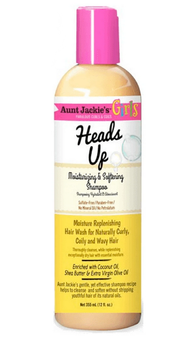 AUNT JACKIES GIRLS BABY GIRL CURLS HEADS UP MOISTURIZING AND SOFTENING SHAMPOO - Textured Tech