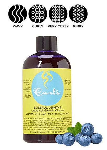 CURLS HAIR GROWTH LIQUID VITAMIN 8 oz - Textured Tech